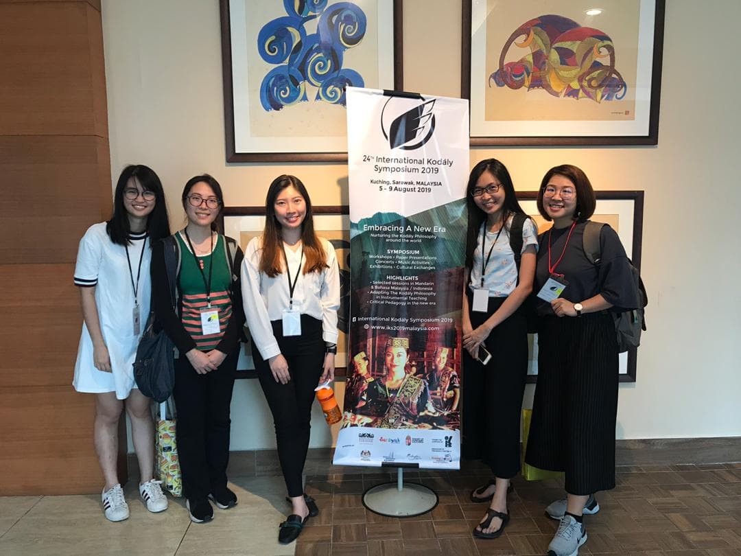 Kathrine Leong with fellow teachers at the 24th International Kodály Symposium